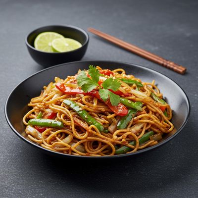 Veg Hakka Noodles
